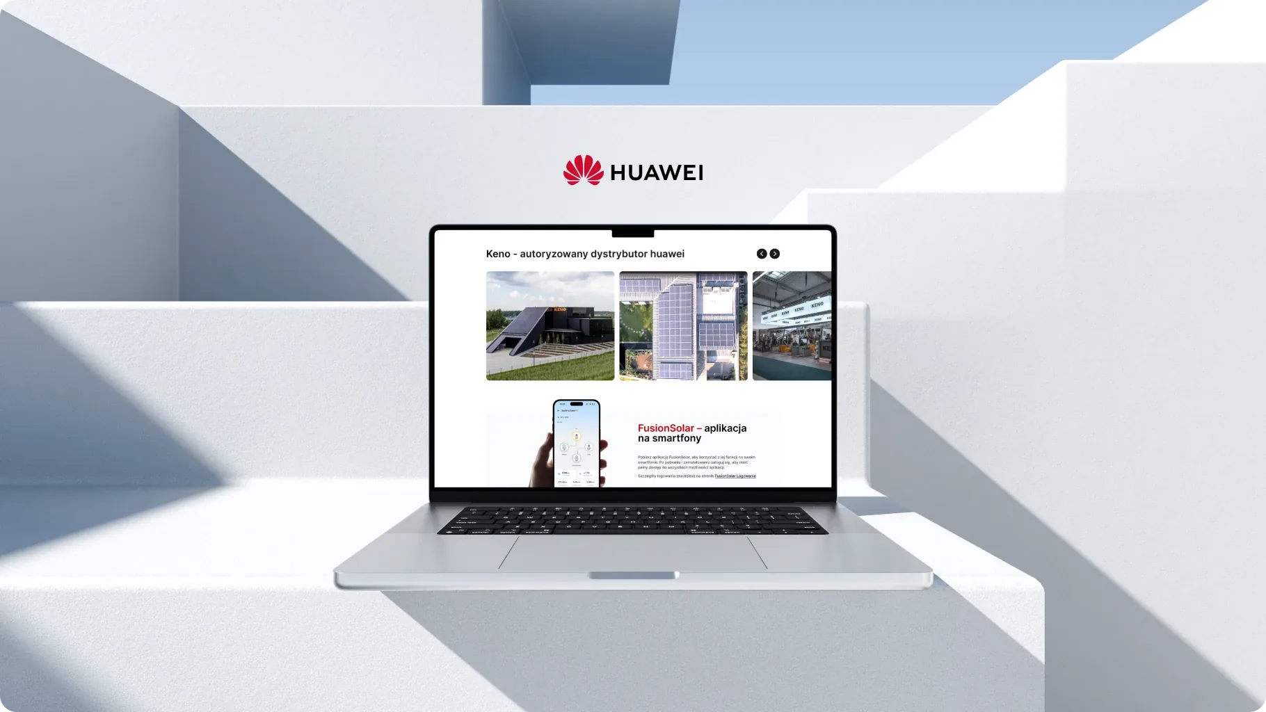 HUAWEI – realizacja KartS Design, widok 1