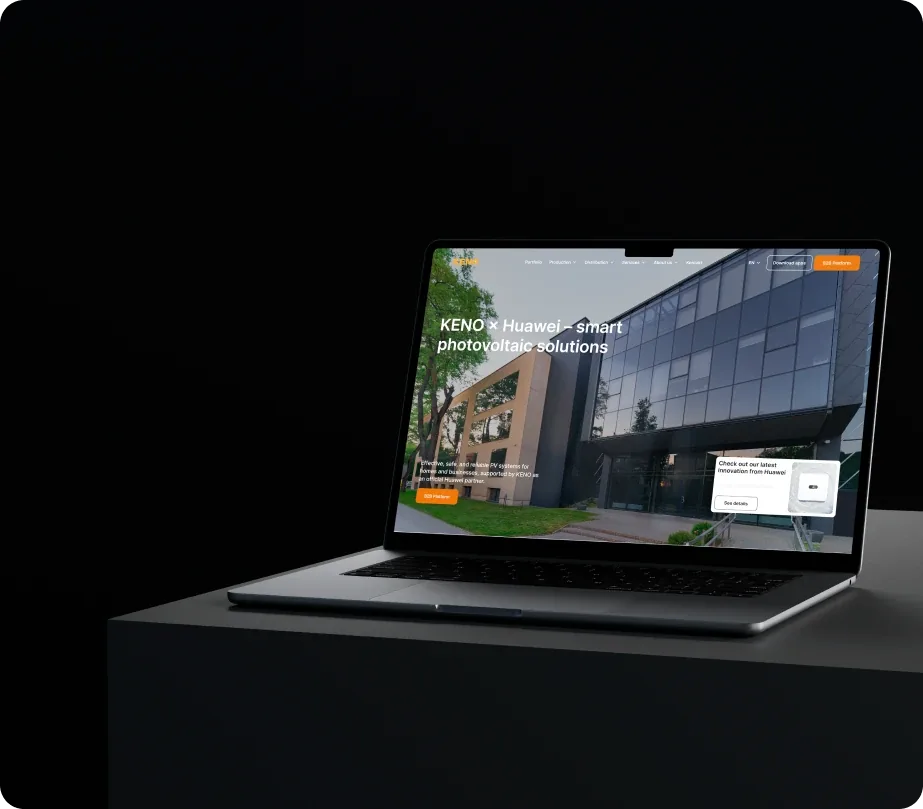 HUAWEI – realizacja KartS Design, widok 5