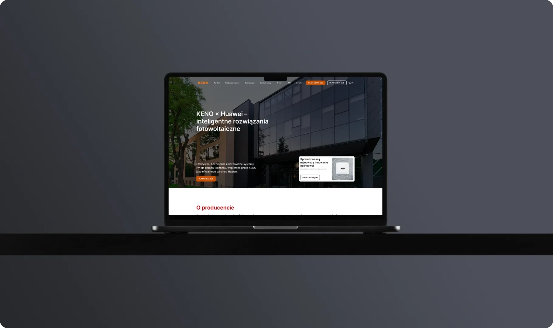 HUAWEI – realizacja KartS Design, widok 9