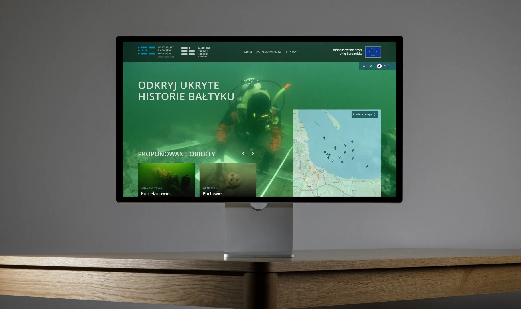 Narodowe Muzeum Morskie – realizacja KartS Design, widok 1