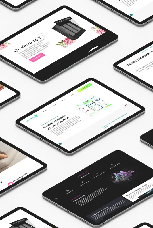 Projekty aplikacji webowych na wielu tabletach